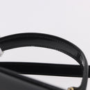 GUCCI Bamboo Hand Bag Patent leather 2way Brown Gold Auth 171657-14