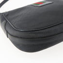 GUCCI Micro GG Supreme Web Sherry Line Bag PVC Black 001 115 0914 Auth 171663-13
