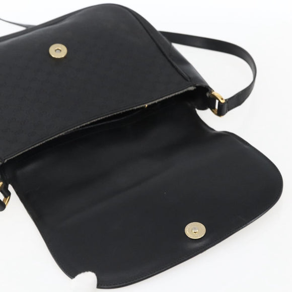 GUCCI Micro GG Supreme Web Sherry Line Bag PVC Black 001 115 0914 Auth 171663