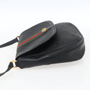 GUCCI Micro GG Supreme Web Sherry Line Bag PVC Black 001 115 0914 Auth 171663-4