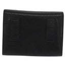 Salvatore Ferragamo Vara Ribbon Shoulder Bag Leather Gold Black Auth 171668-3