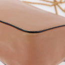 Chloe Chain Elsie Shoulder Bag Leather Pink Gold Auth 171670-17