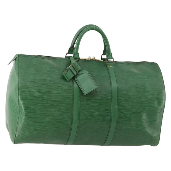 LOUIS VUITTON Epi Keepall 50 Boston tas groen M42964 LV Auth 171672