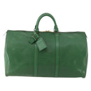 LOUIS VUITTON Epi Keepall 50 Boston tas groen M42964 LV Auth 171672-13