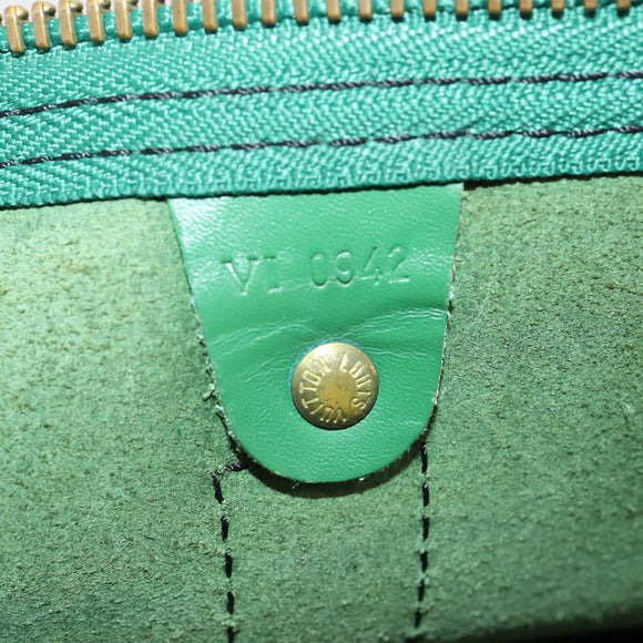 LOUIS VUITTON Epi Keepall 50 Boston tas groen M42964 LV Auth 171672