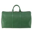 LOUIS VUITTON Epi Keepall 50 Boston tas groen M42964 LV Auth 171672-2