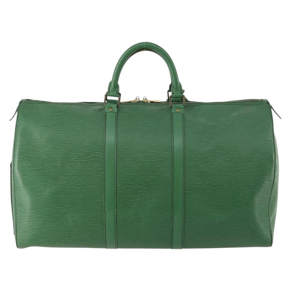 LOUIS VUITTON Epi Keepall 50 Boston tas groen M42964 LV Auth 171672
