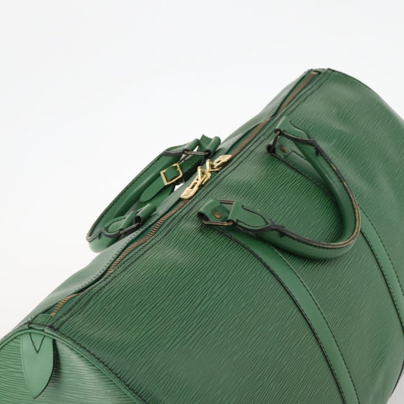 LOUIS VUITTON Epi Keepall 50 Boston tas groen M42964 LV Auth 171672
