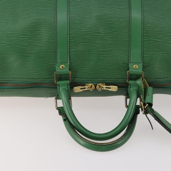 LOUIS VUITTON Epi Keepall 50 Boston tas groen M42964 LV Auth 171672