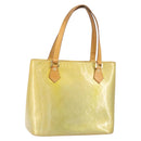 LOUIS VUITTON Monogram Vernis Houston Hand Bag Gris M91053 LV Auth 171675-1
