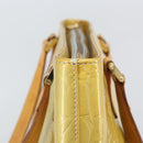 LOUIS VUITTON Monogram Vernis Houston Hand Bag Gris M91053 LV Auth 171675-9