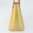 LOUIS VUITTON Monogram Vernis Houston Hand Bag Gris M91053 LV Auth 171675-3