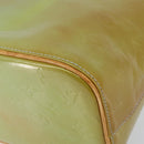 LOUIS VUITTON Monogram Vernis Houston Hand Bag Baby Blue M91005 LV Auth 171676-9