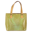 LOUIS VUITTON Monogram Vernis Houston Hand Bag Baby Blue M91005 LV Auth 171676-13