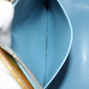 LOUIS VUITTON Monogram Vernis Houston Hand Bag Baby Blue M91005 LV Auth 171676-24