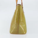 LOUIS VUITTON Monogram Vernis Houston Hand Bag Baby Blue M91005 LV Auth 171676-4