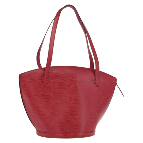 LOUIS VUITTON Epi Saint Jacques Shopping Shoulder Bag Red M52277 LV Auth 171688