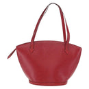 LOUIS VUITTON Epi Saint Jacques Shopping Shoulder Bag Red M52277 LV Auth 171688-2