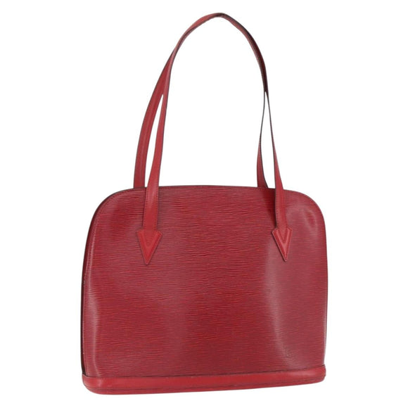 LOUIS VUITTON Epi Lussac Shoulder Bag Red M52287 LV Auth 171689