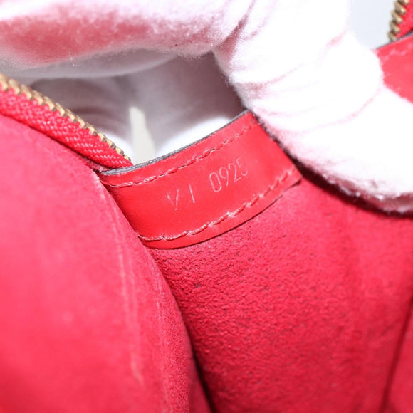 LOUIS VUITTON Epi Lussac Shoulder Bag Red M52287 LV Auth 171689