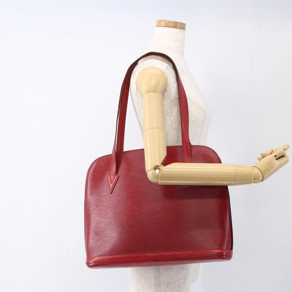 LOUIS VUITTON Epi Lussac Shoulder Bag Red M52287 LV Auth 171689