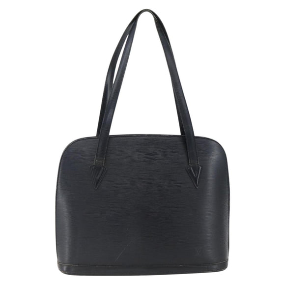 LOUIS VUITTON Epi Lussac Shoulder Bag Black M52282 LV Auth 171690
