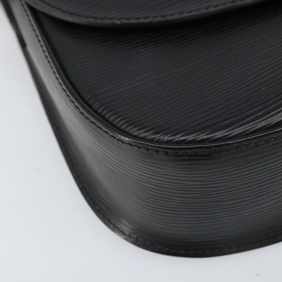 LOUIS VUITTON Epi Saint Cloud GM Schultertasche Schwarz Noir M52192 LV Auth 171693A