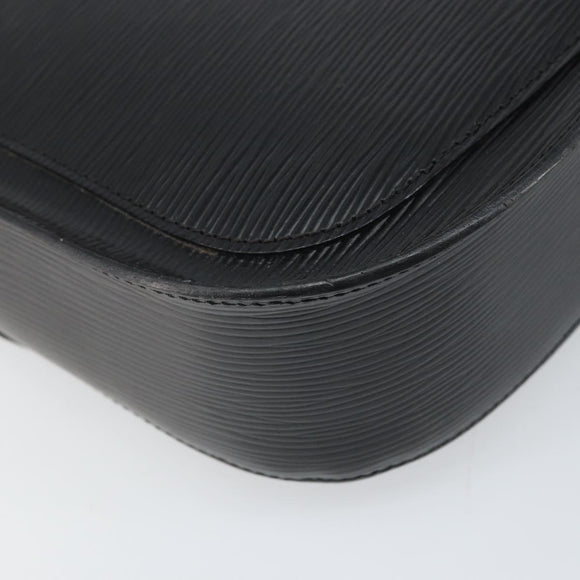 LOUIS VUITTON Epi Saint Cloud GM Schultertasche Schwarz Noir M52192 LV Auth 171693A