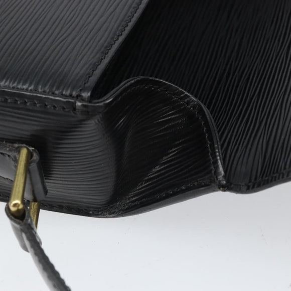 LOUIS VUITTON Epi Saint Cloud GM Schultertasche Schwarz Noir M52192 LV Auth 171693A