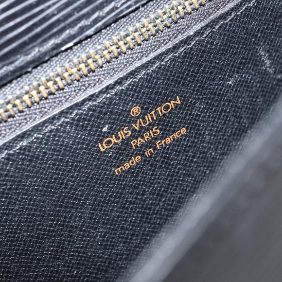 LOUIS VUITTON Epi Saint Cloud GM Schultertasche Schwarz Noir M52192 LV Auth 171693A