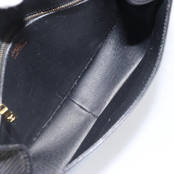 LOUIS VUITTON Epi Saint Cloud GM Schultertasche Schwarz Noir M52192 LV Auth 171693A