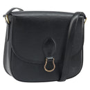 LOUIS VUITTON Epi Saint Cloud GM Schultertasche Schwarz Noir M52192 LV Auth 171693A-1