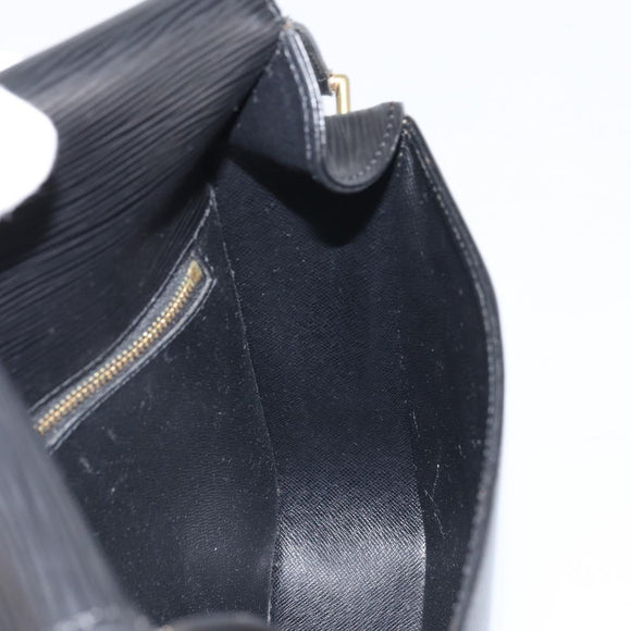 LOUIS VUITTON Epi Saint Cloud GM Schultertasche Schwarz Noir M52192 LV Auth 171693A