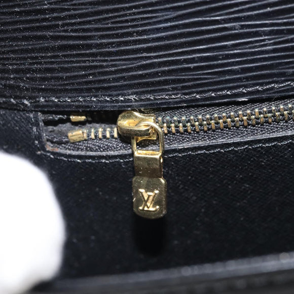 LOUIS VUITTON Epi Saint Cloud GM Schultertasche Schwarz Noir M52192 LV Auth 171693A