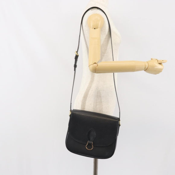 LOUIS VUITTON Epi Saint Cloud GM Schultertasche Schwarz Noir M52192 LV Auth 171693A