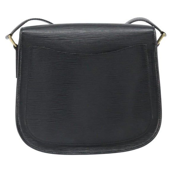 LOUIS VUITTON Epi Saint Cloud GM Schultertasche Schwarz Noir M52192 LV Auth 171693A