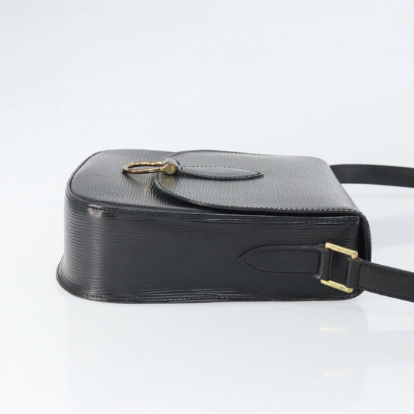 LOUIS VUITTON Epi Saint Cloud GM Schultertasche Schwarz Noir M52192 LV Auth 171693A