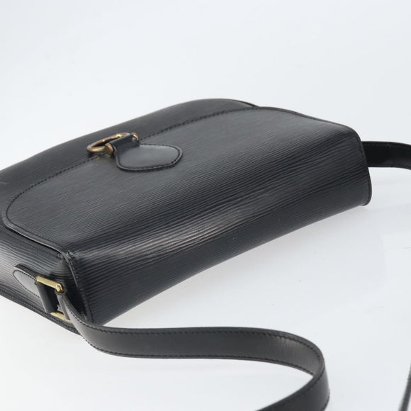 LOUIS VUITTON Epi Saint Cloud GM Schultertasche Schwarz Noir M52192 LV Auth 171693A