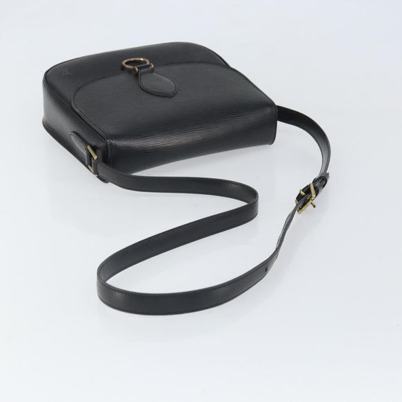 LOUIS VUITTON Epi Saint Cloud GM Schultertasche Schwarz Noir M52192 LV Auth 171693A