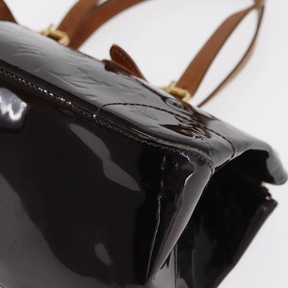 LOUIS VUITTON Monogram Vernis Rosewood Avenue Bag Amarante M93510 LV Auth 171695