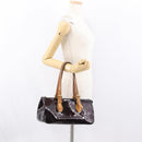LOUIS VUITTON Monogram Vernis Rosewood Avenue Bag Amarante M93510 LV Auth 171695-24