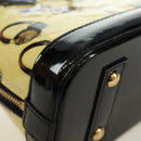 LOUIS VUITTON Vernis Sticker Print Alma PM Hand Bag White M50466 LV Auth 171697V-14