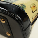 LOUIS VUITTON Vernis Sticker Print Alma PM Hand Bag White M50466 LV Auth 171697V-15