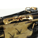 LOUIS VUITTON Vernis Sticker Print Alma PM Hand Bag White M50466 LV Auth 171697V-16