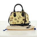 LOUIS VUITTON Vernis Sticker Print Alma PM Hand Bag White M50466 LV Auth 171697V-26