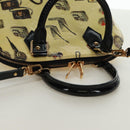 LOUIS VUITTON Vernis Sticker Print Alma PM Hand Bag White M50466 LV Auth 171697V-6