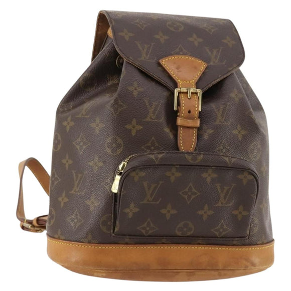 LOUIS VUITTON Monogram Montsouris MM Rucksack M51136 LV Auth 171700