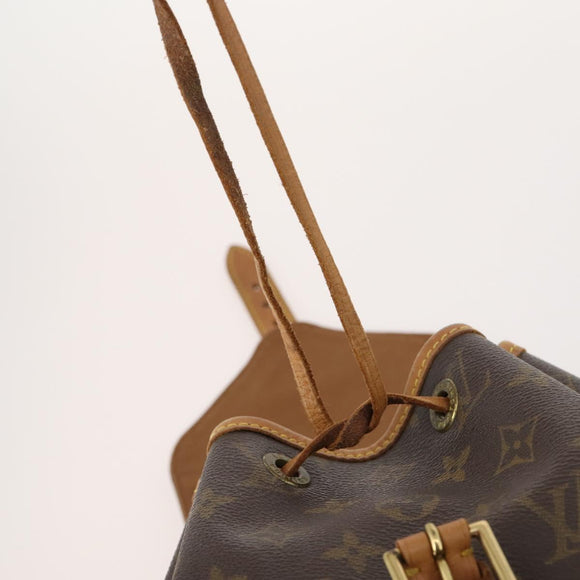 LOUIS VUITTON Monogram Montsouris MM Rucksack M51136 LV Auth 171700