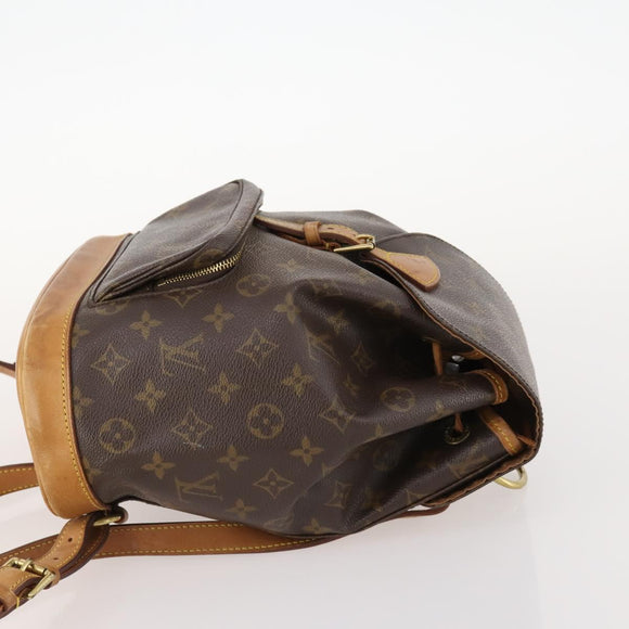 LOUIS VUITTON Monogram Montsouris MM Rucksack M51136 LV Auth 171700