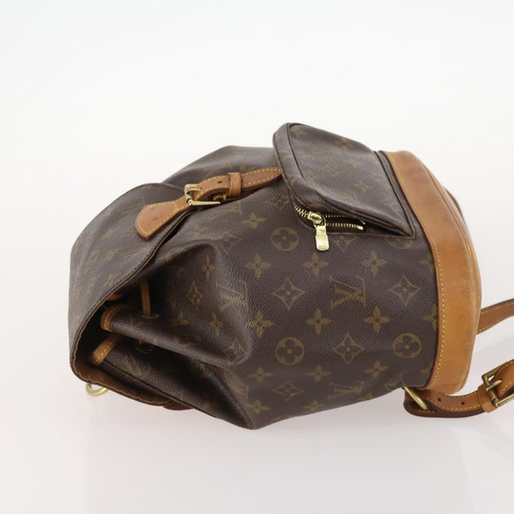 LOUIS VUITTON Monogram Montsouris MM Rucksack M51136 LV Auth 171700